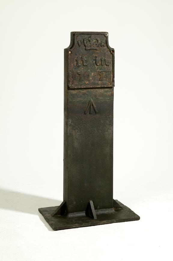 Telegraph cable marker post at Science and Industry Museum, Liverpool Road, Manchester by The Board of Trustees of the Science Museum 