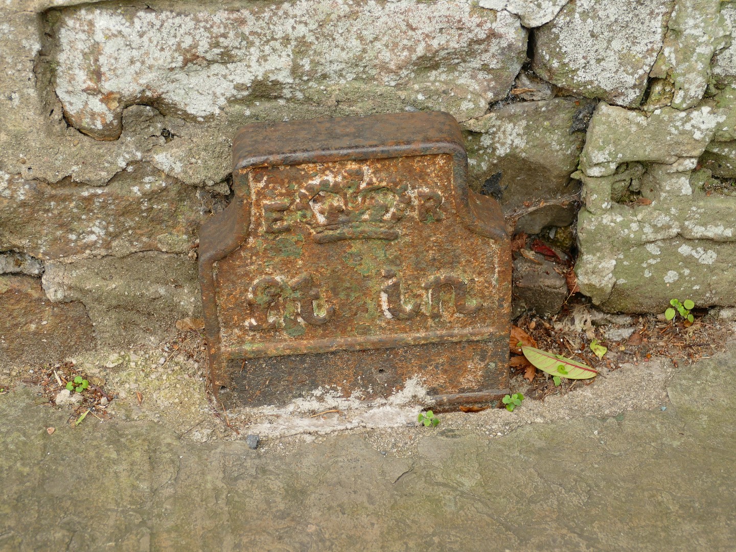 Telegraph cable marker post at 147 Scotforth Road, Lancaster by Christopher Leather 