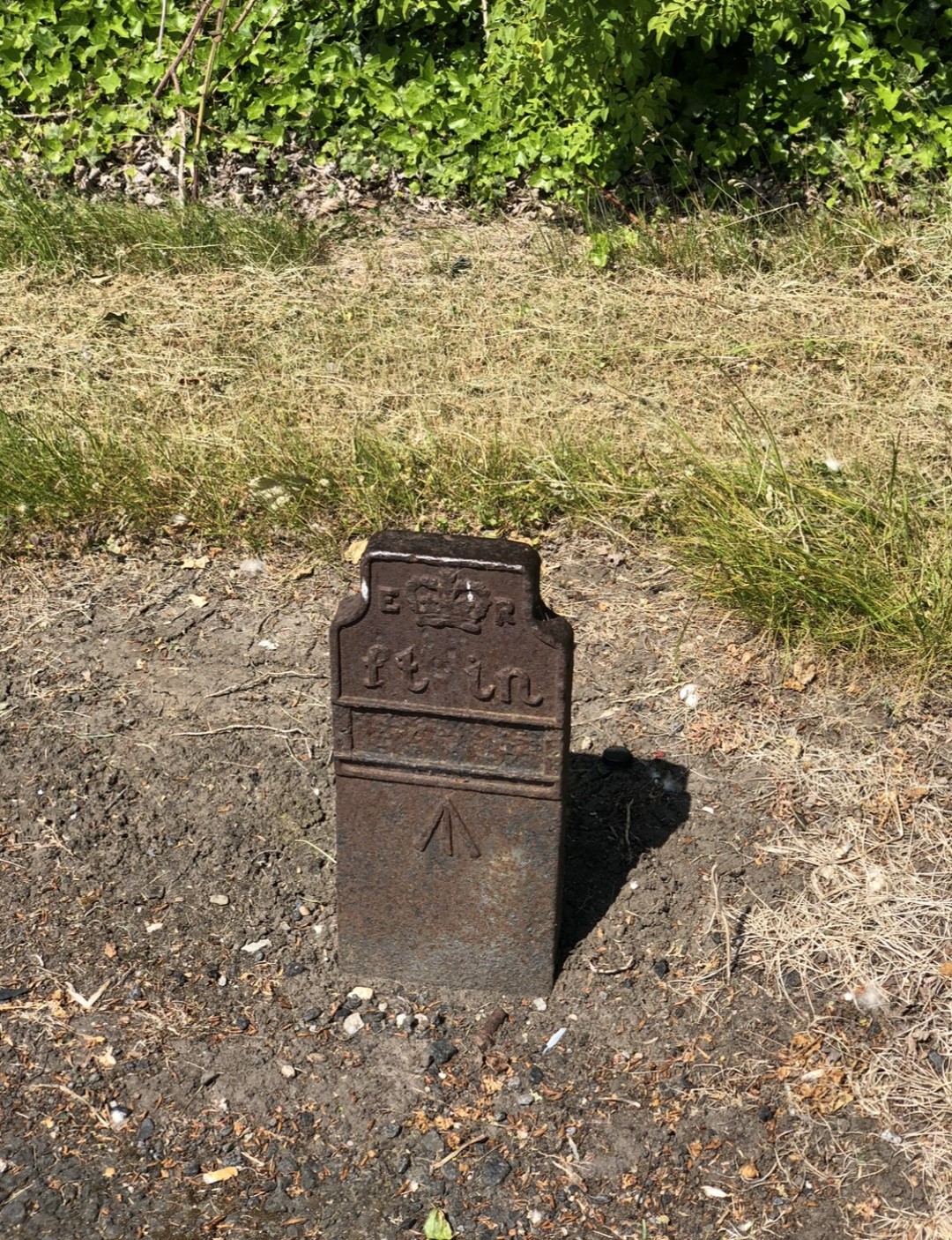 Telegraph cable marker post at 200 Stockton Road, Middlesbrough by Matt Nimmins 