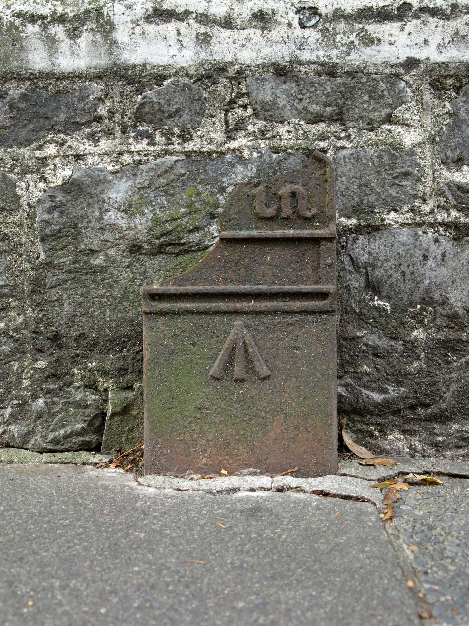 Telegraph cable marker post at Mannamead Road, nr. Torr Lane, Plymouth by Chris Williamson 