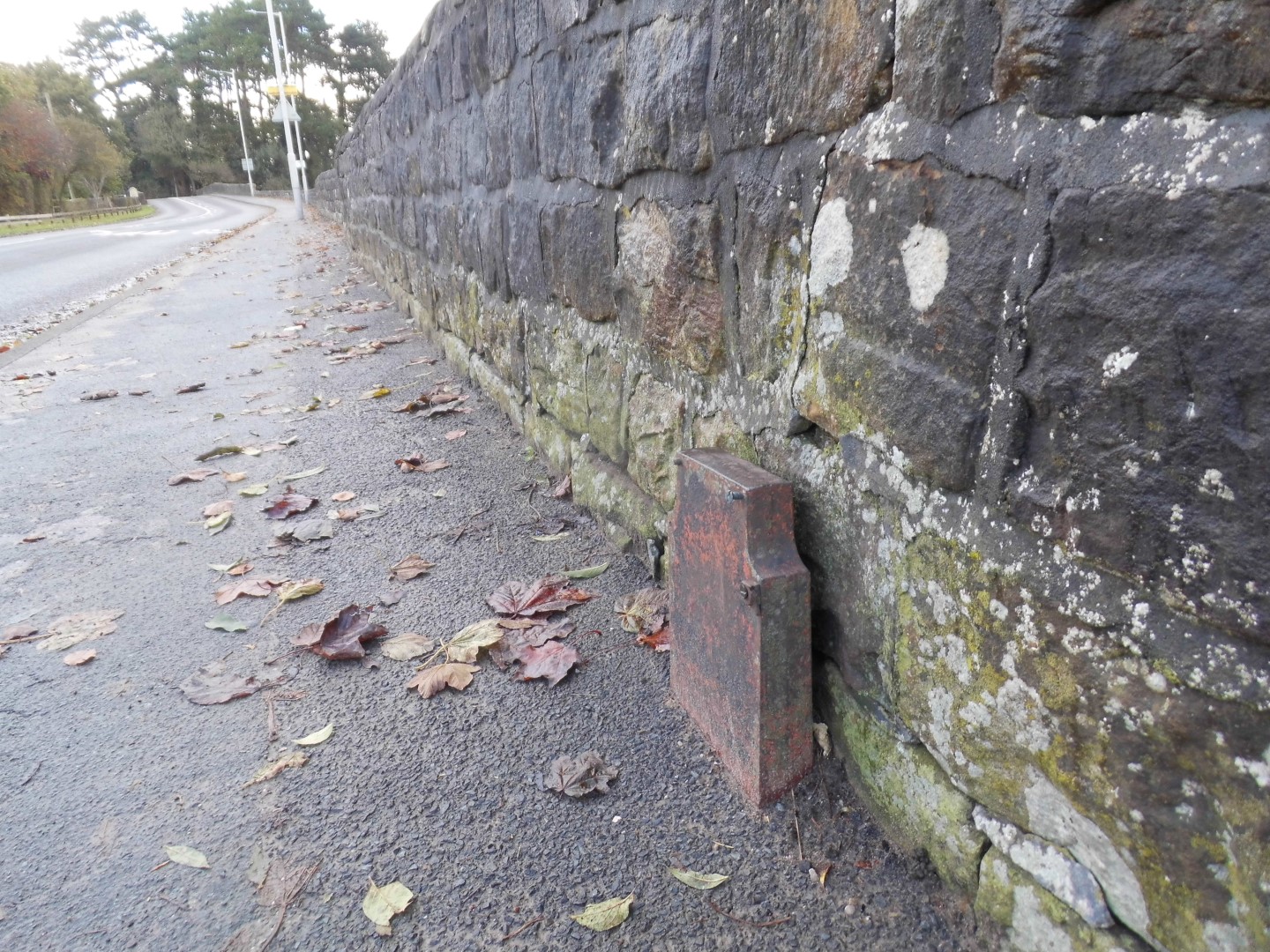Telegraph cable marker post at opp. 100 Garstang Road, Catterall, nr. Preston by Derek Pattenson 
