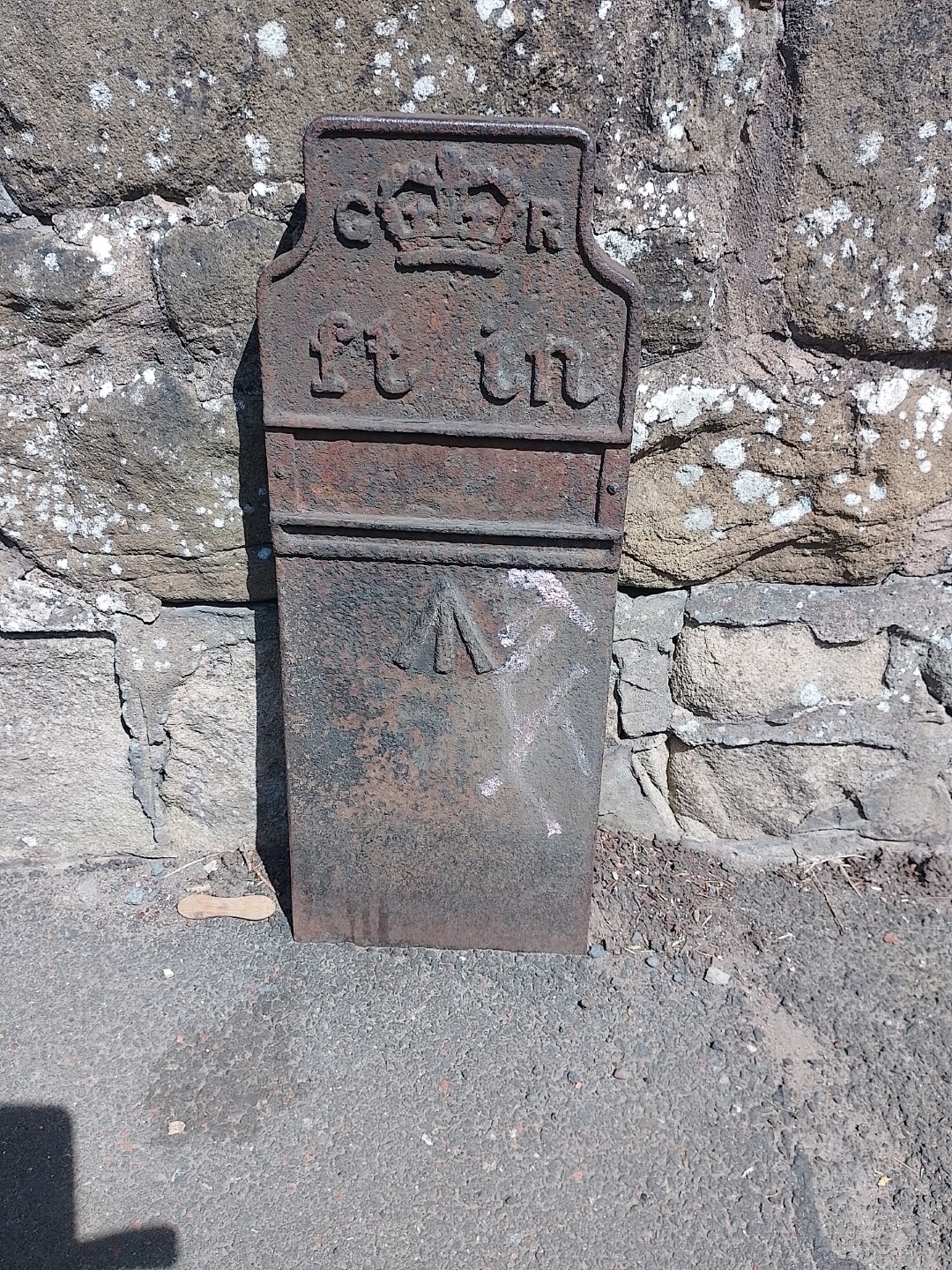 Telegraph cable marker post at 749a Durham Road, Gateshead by Mitch Richardson 