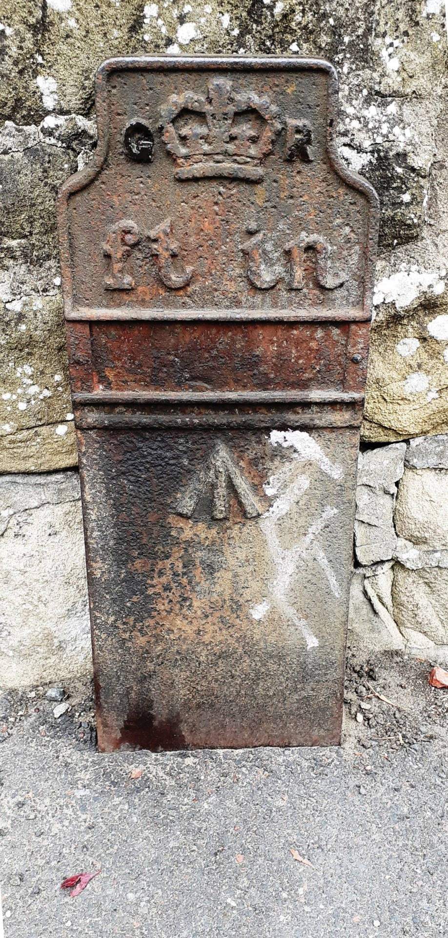 Telegraph cable marker post at 749a Durham Road, Gateshead by Roger Templeman 