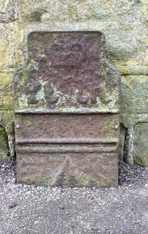Telegraph cable marker post at opp. 395 Wakefield Road, Athersley North, Barnsley by Hellington Boots 
