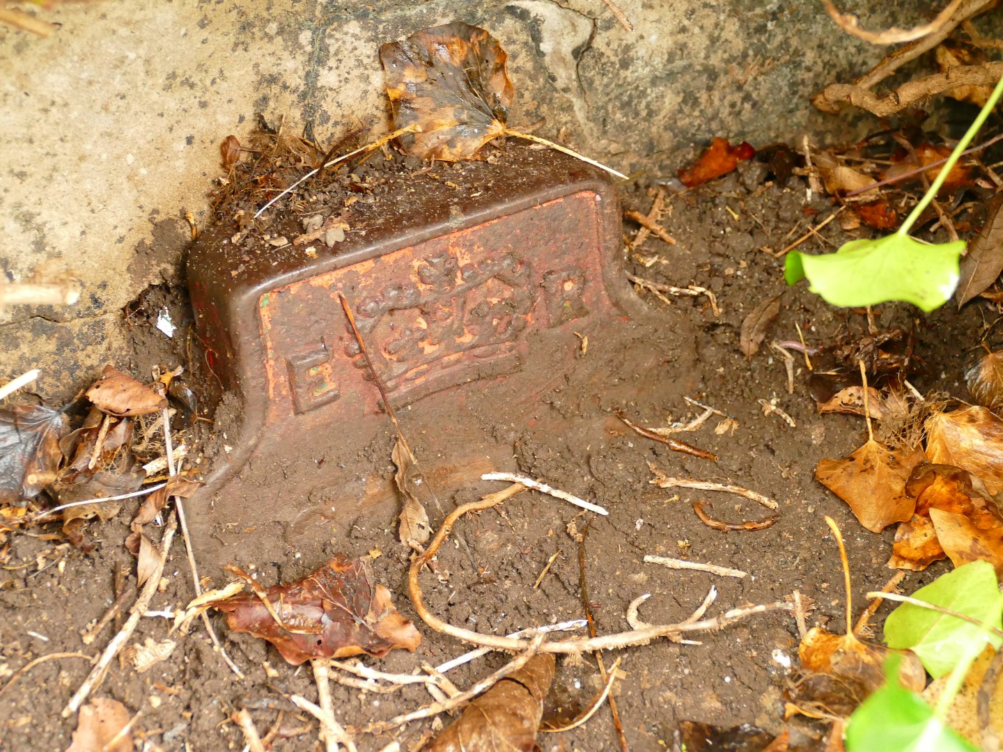 Telegraph cable marker post at opp. 87 Main Road, Bolton-le-Sands, Cumbria by Christopher Leather 