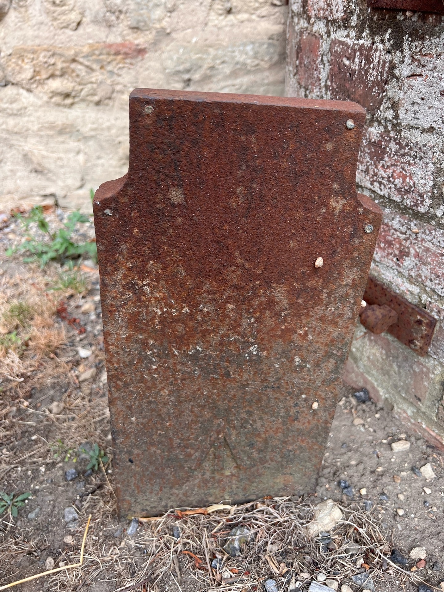 Telegraph cable marker post at Plum Park Estate, Watling Street, Towcester by Tony Jones 