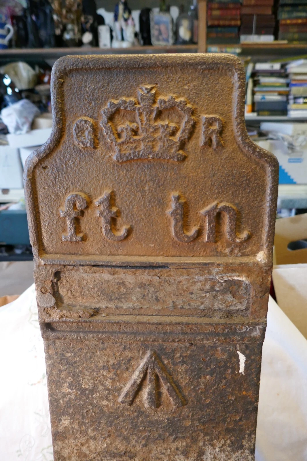 Telegraph cable marker post at  by eBay 