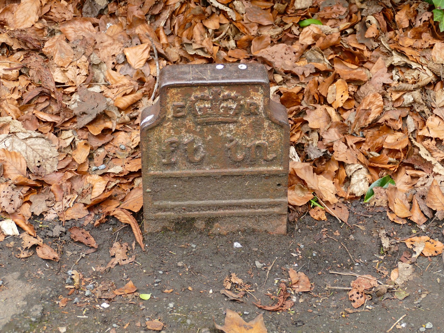 Telegraph cable marker post at opp. 231 Garstang Road, Preston by Christopher Leather 