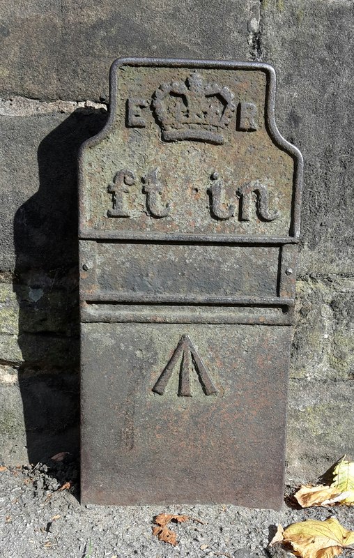 Telegraph cable marker post at St Mary's Church, Warwick Road, Acocks Green, Birmingham by Ged Hughes 