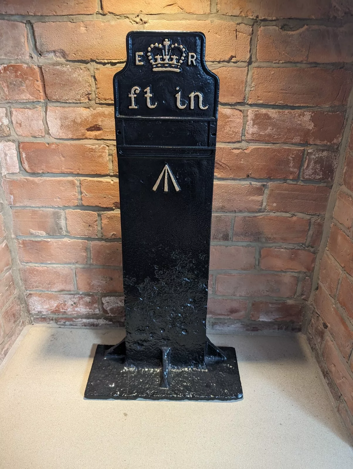 Telegraph cable marker post at  by ebay 