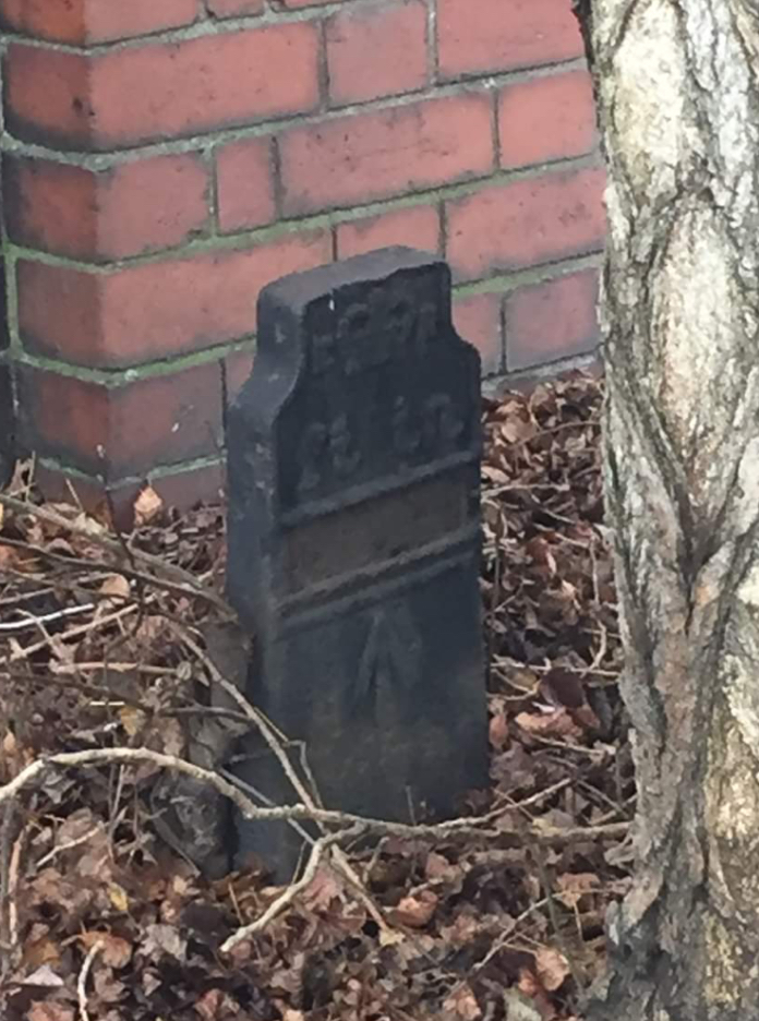 Telegraph cable marker post at 92 Victoria Road East, Hebburn, Tyne and Wear by Gordon Bray 