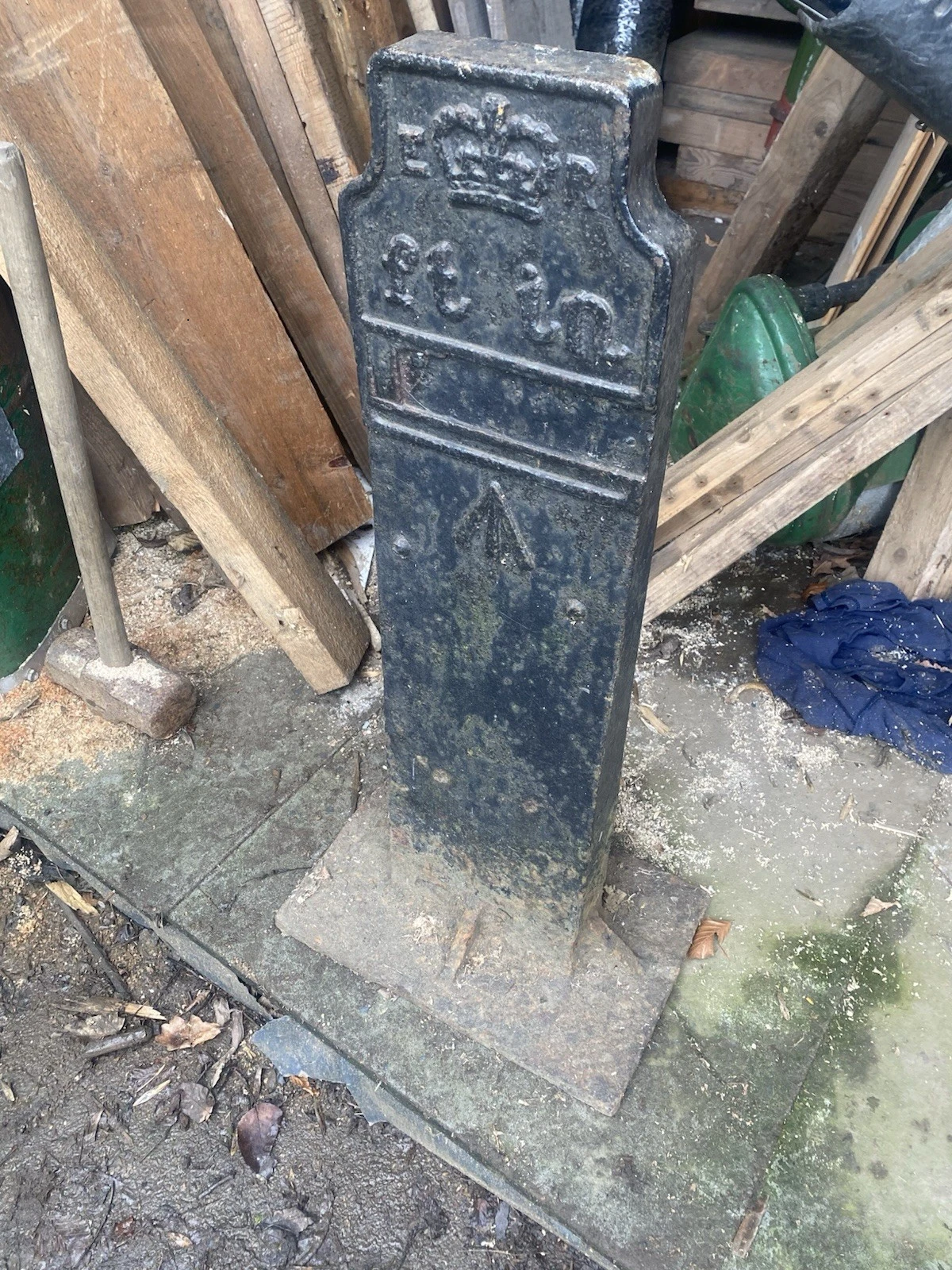 Telegraph cable marker post at eBay by ebay 