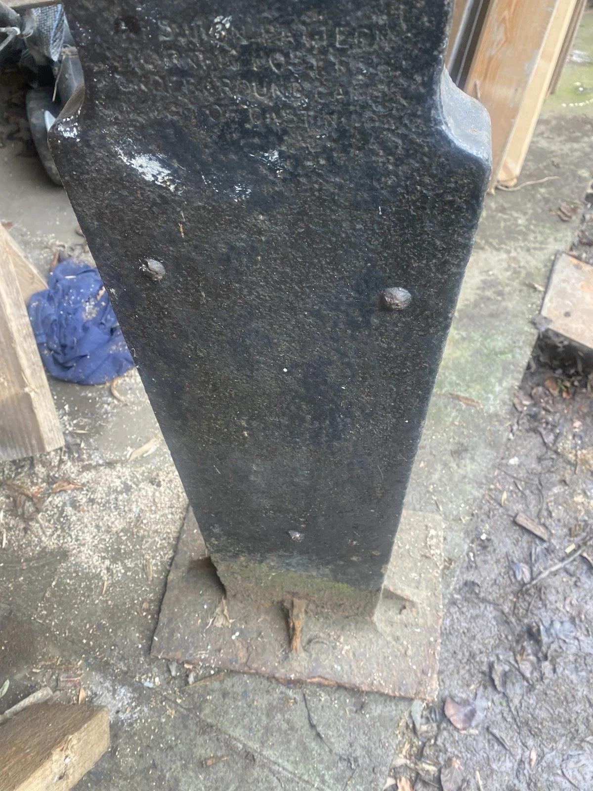 Telegraph cable marker post at eBay by ebay 