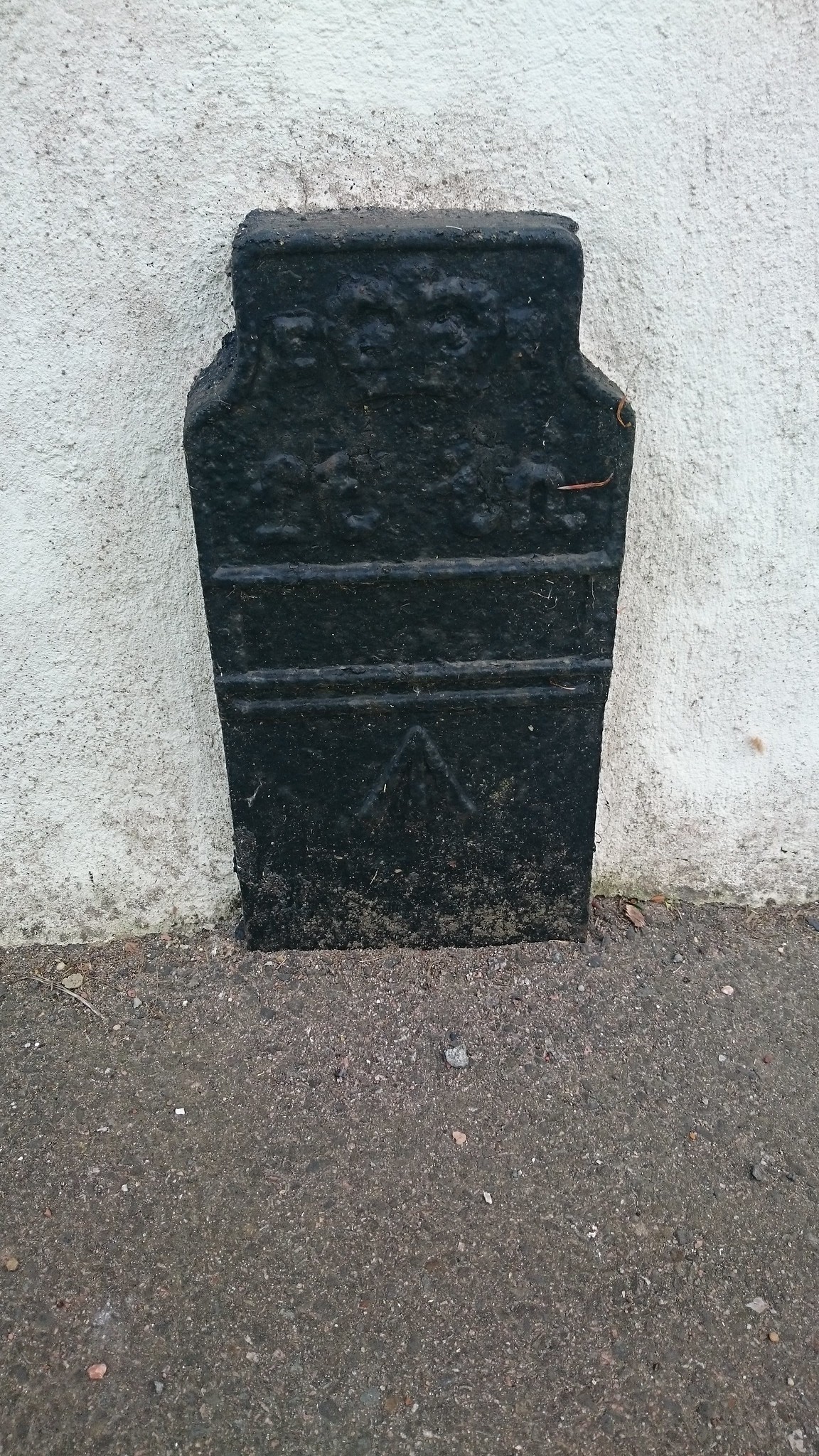 Telegraph cable marker post at High Street, St Margaret's at Cliffe, Dover by Fat Wreck 