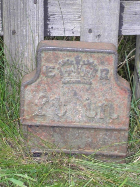Telegraph cable marker post at 3 Taunton Road, opp. Wills Road, Bridgwater by South West Heritage Trust 